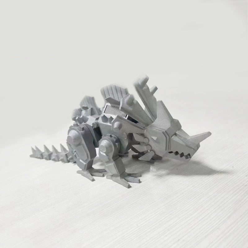 3D printing of zinc alloy components.