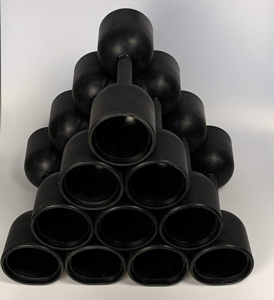 Soft rubber vacuum replication.