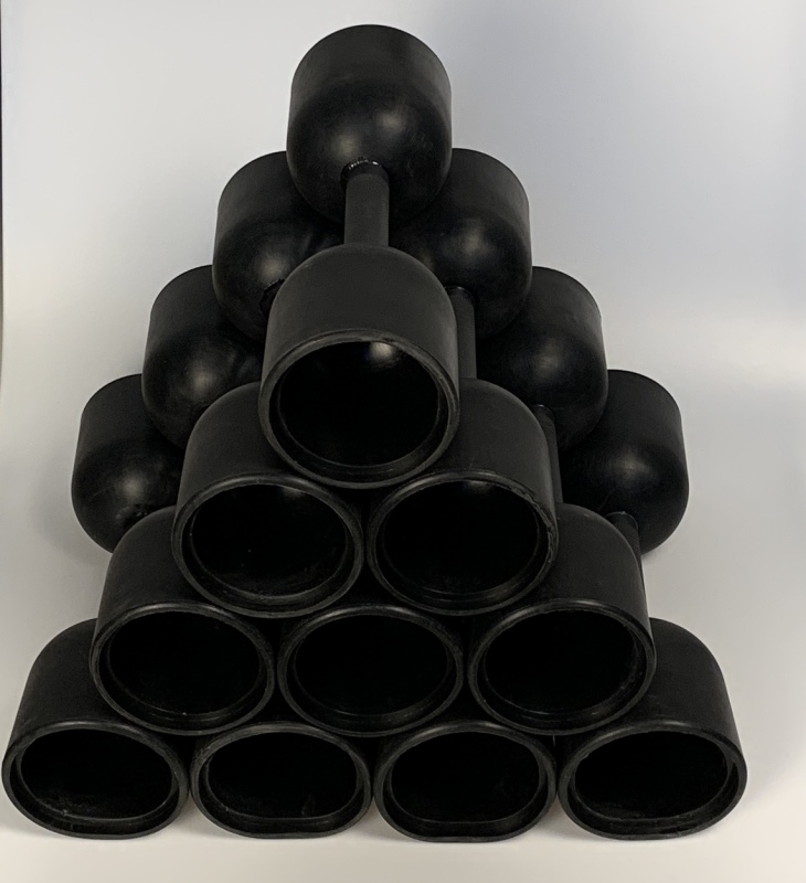 Soft rubber vacuum replication.