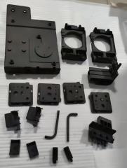 Black nylon printing of parts.