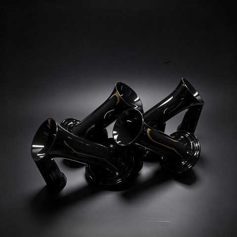 Printing of black resin components.