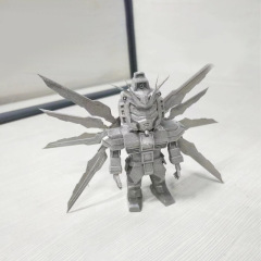 3D printing of zinc alloy components.