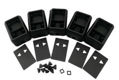 Printing of black resin components.