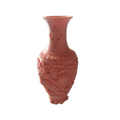 Red wax printing.
