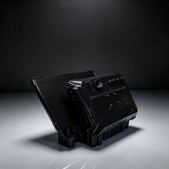 Printing of black resin components.