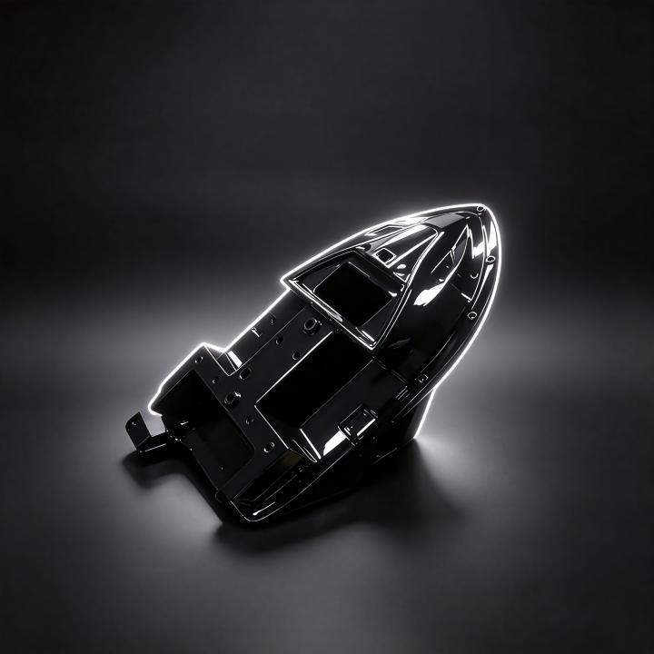 Printing of black resin components.