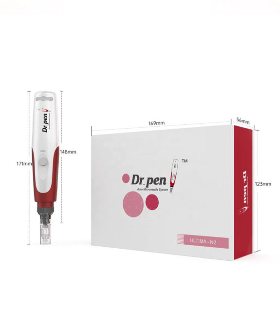 Original Derma pen N2-W Wireless Dr.pen with 2pcs 12pins needle Microneedles Electric Microneedle Skin Care Tools