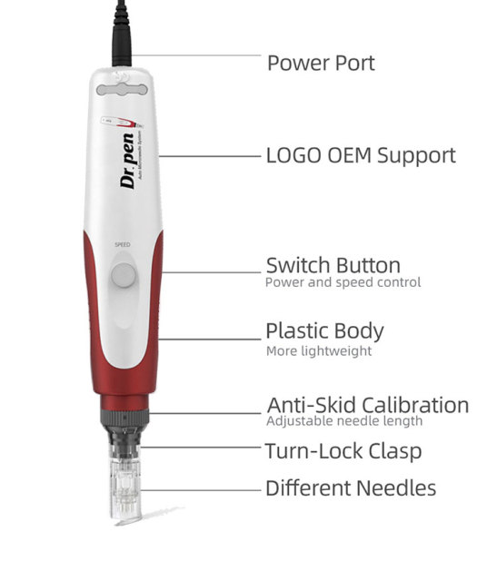 Dr.pen N2-C Electric Micro Needle Derma Pen with 2pcs 12pins needle