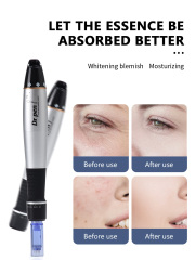 Dr.Pen Ultima A1-C with 2pcs 12pin Needle Cartridges Skin Care Tools Nano 3D Silicon Microneedling Derma Pen Machine Mesotherapy