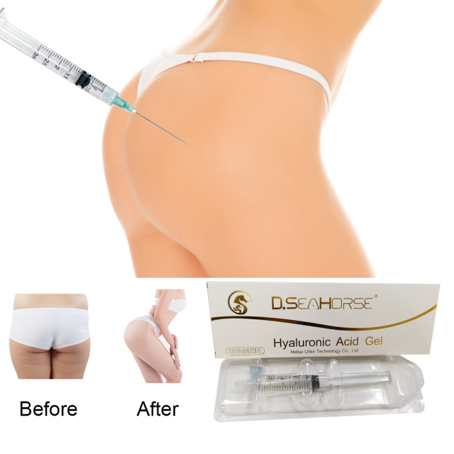 Injectable Hyaluronic Acid Filler 1ml 2ml 10ml for Lip Nose Eye Hand Neck Cheek Breast Buttock