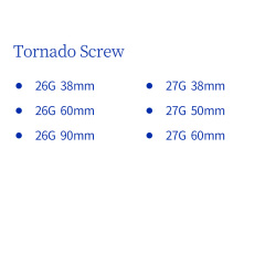 PDO Thread Tornado Screw 26g27g