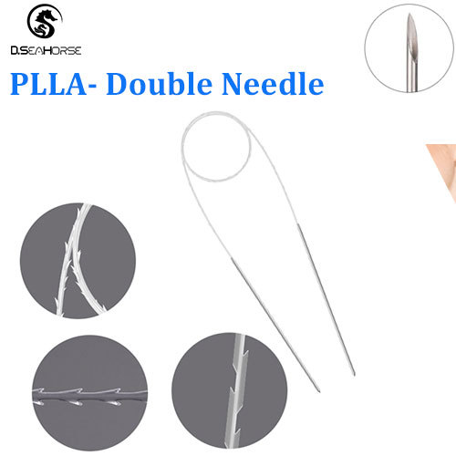 PLLA Thread Double needle with Cones Cog thread