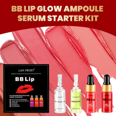 LAN FROST BB Lips Serum Kit Lip Gloss BB Cream Pigment Set for Lip Coloring Moisturizing Plumping