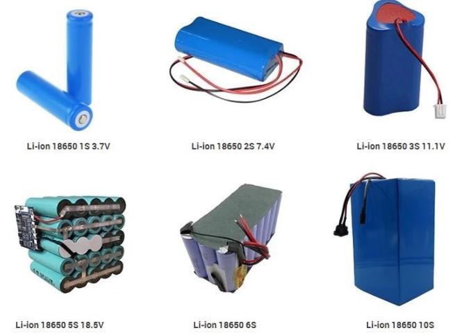 Paquete de batería de iones de litio 18650 para camping solar