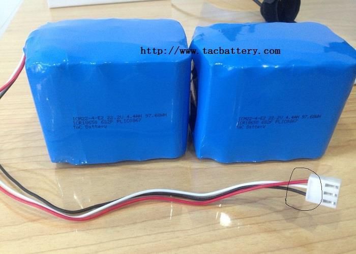 Paquete de batería de iones de litio 18650 para altavoz
