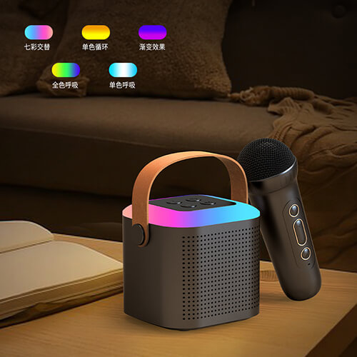 Y1 Portabe Karaoke speaker with RGB light