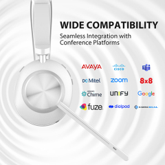 Bluetooth Wireless Headset with Dual Connection