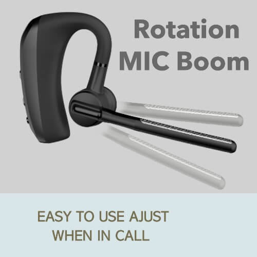 TWO-MICS NOISE CANCELLING BLUETOOTH EARPIECE