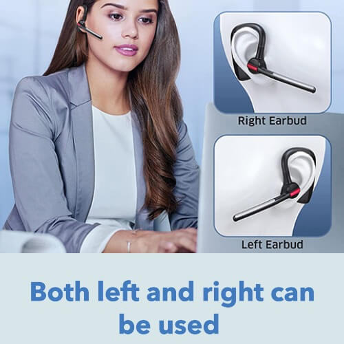 TWO-MICS NOISE CANCELLING BLUETOOTH EARPIECE