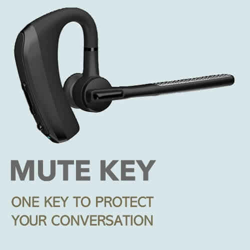 TWO-MICS NOISE CANCELLING BLUETOOTH EARPIECE