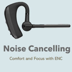 TWO-MICS NOISE CANCELLING BLUETOOTH EARPIECE