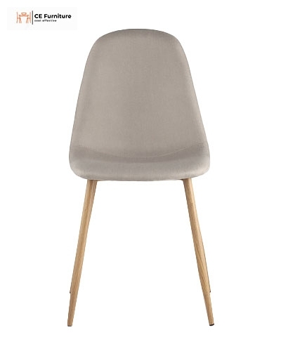 Beige Fabric Dining Chair