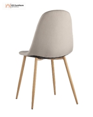 Beige Fabric Dining Chair
