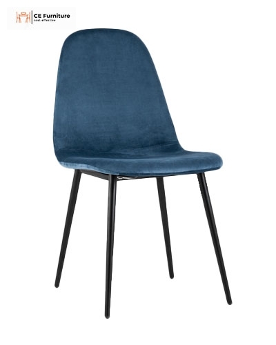 Blue Velvet Dining Chair