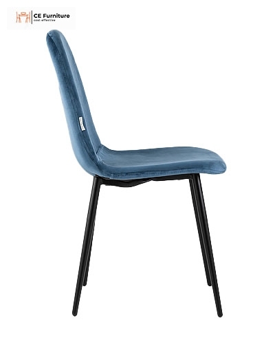 Blue Velvet Dining Chair