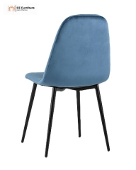 Blue Velvet Dining Chair