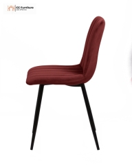 Red Velvet Dining Chair