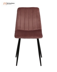 Pink Velvet Dining Chair