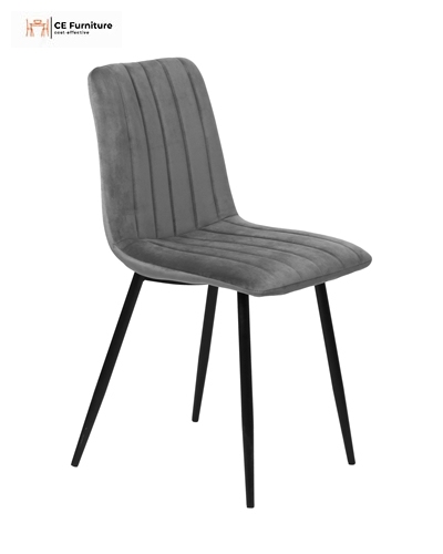 Grey Velvet Dining Chair