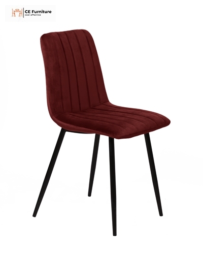 Red Velvet Dining Chair