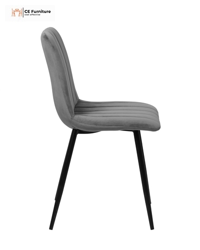 Grey Velvet Dining Chair
