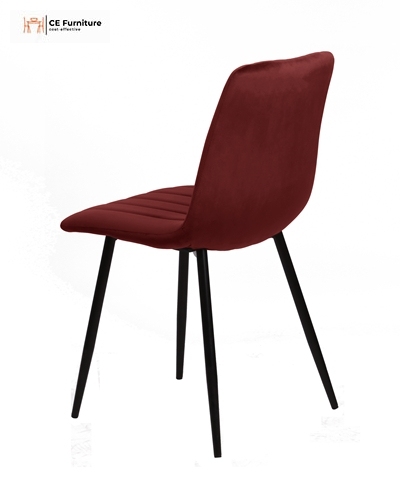 Red Velvet Dining Chair