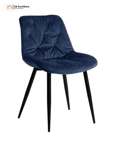 Tufted Velvet Upholstered Dining Chair