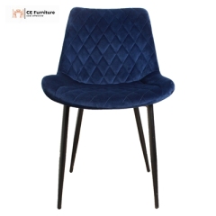 Navy Upholstered Dining Chair