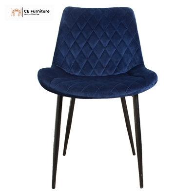 Navy Upholstered Dining Chair