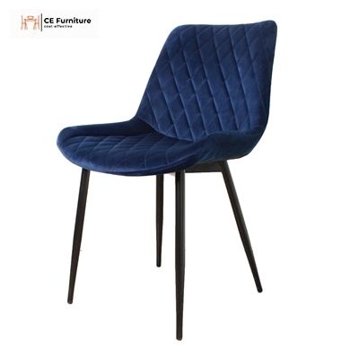 Navy Upholstered Dining Chair