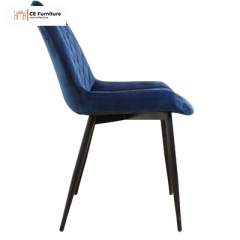 Navy Upholstered Dining Chair