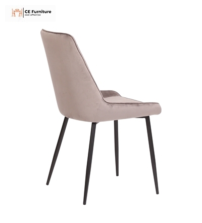 Brown Velvet Dining Chair