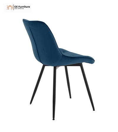 Blue upholstered Dining Chairs