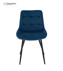 Blue upholstered Dining Chairs