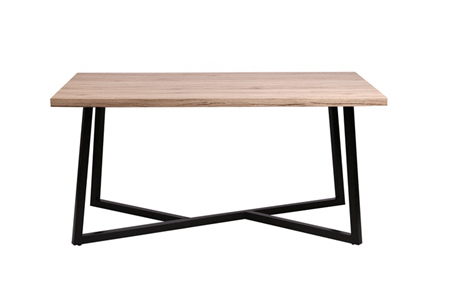 Wood Table with Metal Legs, Dining room furniture, CE Furniture