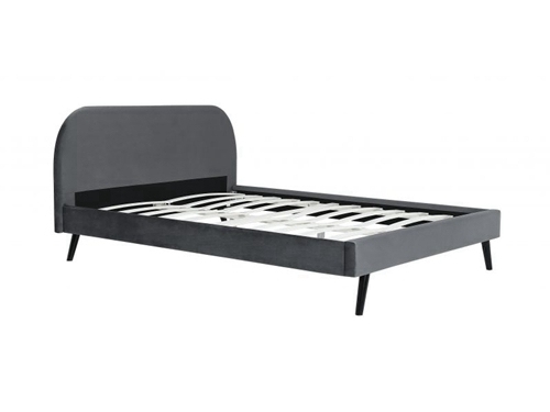 Velvet Upholstered Bed Frame