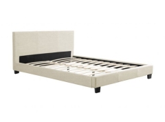 Grey Upholstered Bed