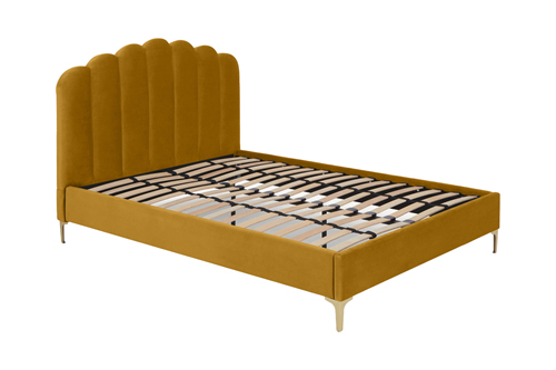 Velvet Upholstered Bed Frame