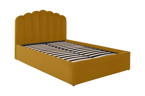 Storage Velvet Bed