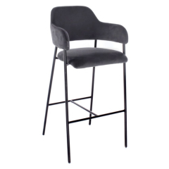 Modern Velvet Barstool